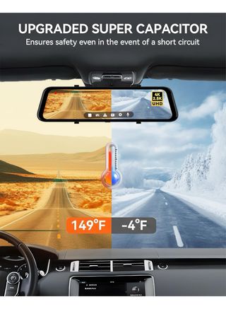 Cámara Coche 4K+2.5K Dual Channel