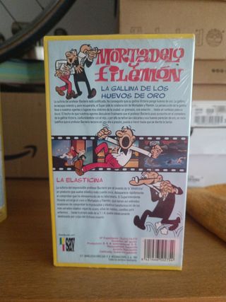 VHS Mortadelo y Filemón (6 cintas)