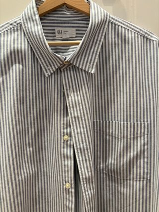 Camisa GAP Oxford XL - Azul y Blanca