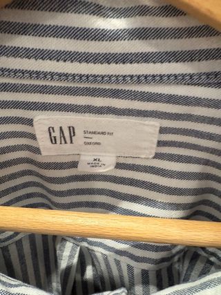 Camisa GAP Oxford XL - Azul y Blanca