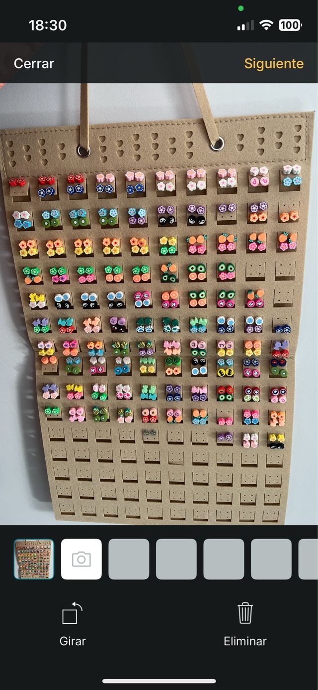 Pendientes multicolor