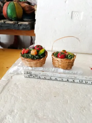 Miniature Presepe: Frutta e Verdura