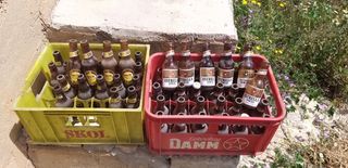 Antigua caja Estrella Damm