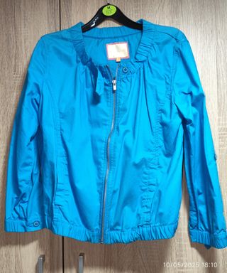 Cazadora azul mujer talla M