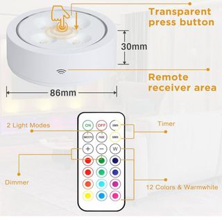 Luz LED SOAIY 2 SETS Foco