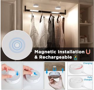 Luz LED SOAIY 2 SETS Foco