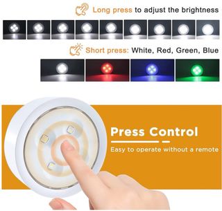 Luz LED SOAIY 2 SETS Foco