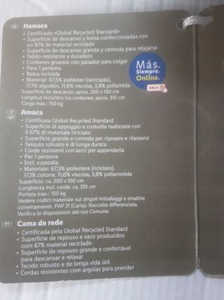 Hamacas Rocktrail Basic x2 para arbol