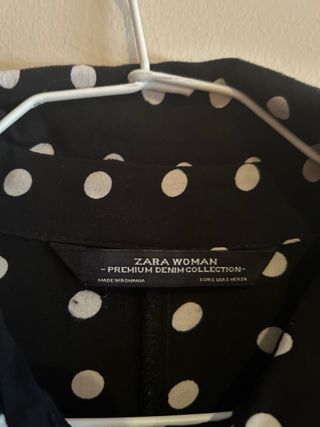 Vestido Zara lunares - Talla S