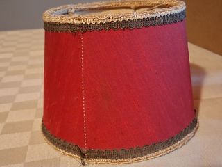 Lampada da comodino vintage in metallo argentato