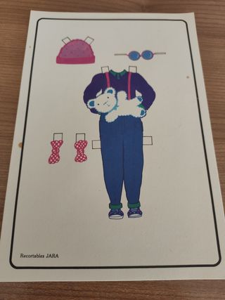 Muñeca recortable 
