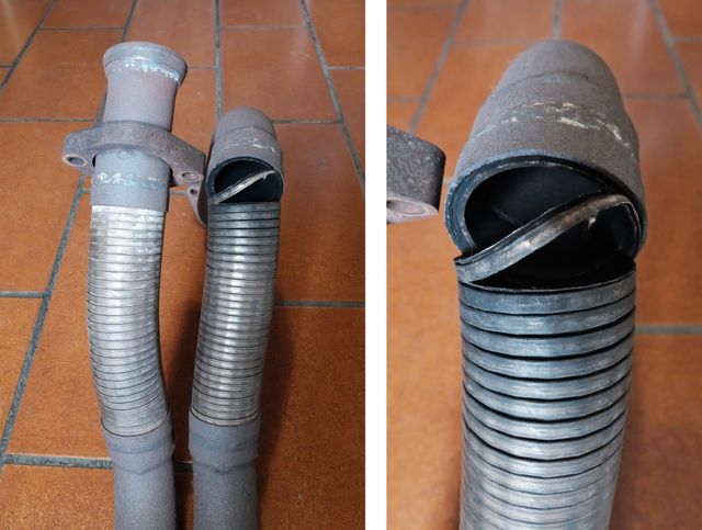 Marmitta anter orig Mercedes 124 diesel 6 cilindri