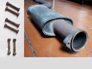 Marmitta anter orig Mercedes 124 diesel 6 cilindri