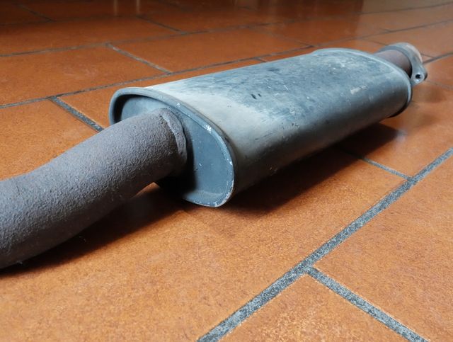 Marmitta anter orig Mercedes 124 diesel 6 cilindri