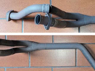 Marmitta anter orig Mercedes 124 diesel 6 cilindri