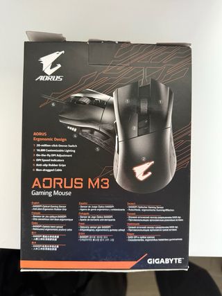 AORUS M3 - Ratón Gaming RGB 6400 DPI