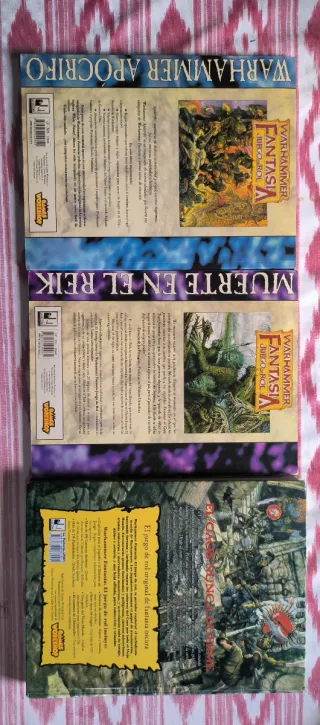Campañas Warhammer Fantasy -leer descripción-
