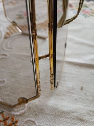 Lampara vintage dorada