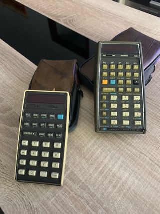 lote de calculadoras HP