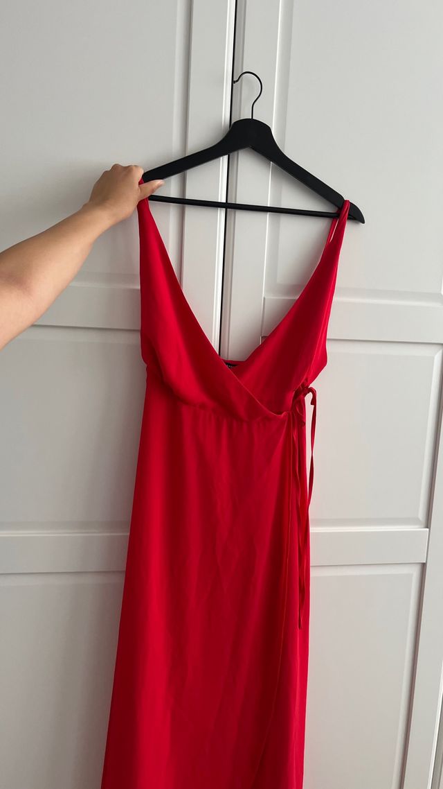 Vestido rojo largo