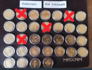 L47. Monedas Portugal 2€ conmemorativas sin circul