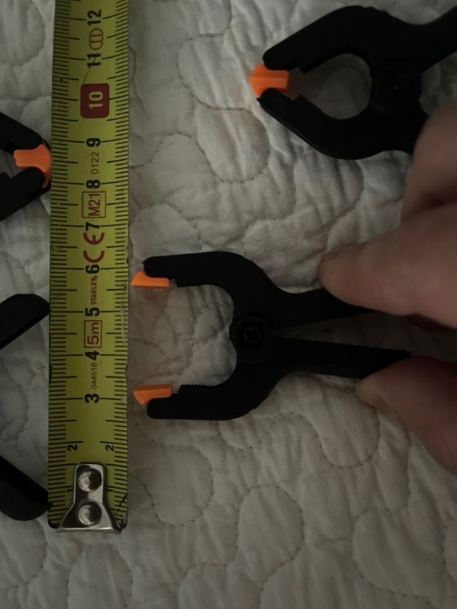 Pinzas plástico lote 4