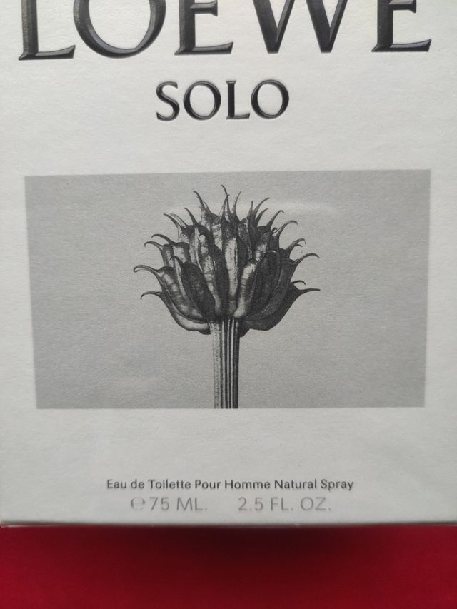 LOTE 2 UNIDADES SOLO LOEWE 75 ML. +75 ML