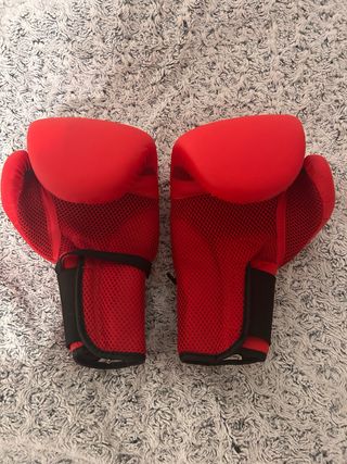 Guantes boxeo OutShock 14oz rojos