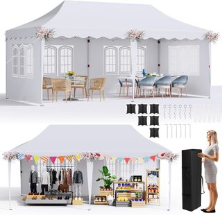 Cenador Plegable Gazebo 3 x 6, Resistente al Agua.