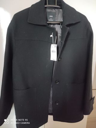 Abrigo Mango negro - Talla S