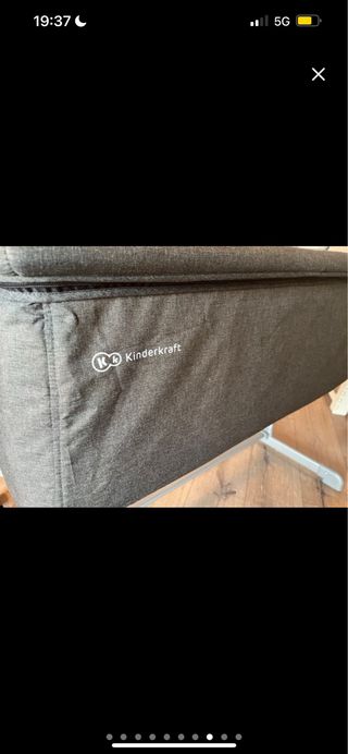 Minicuna bebé - gris