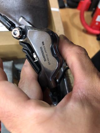 Freno Shimano XTR de 4 pistones