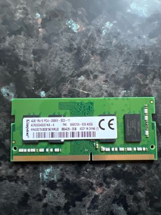 Memoria de 4 gb pc4
