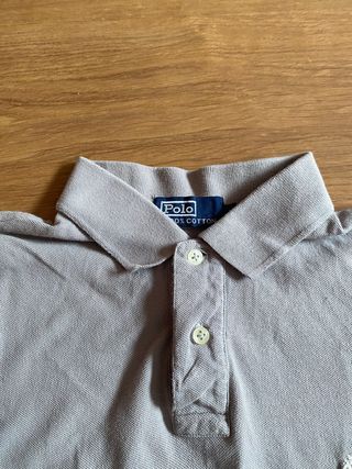 Polo Ralph Lauren Gris Vintage Logo Bordado