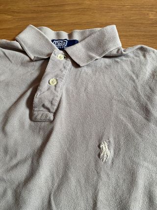 Polo Ralph Lauren Gris Vintage Logo Bordado