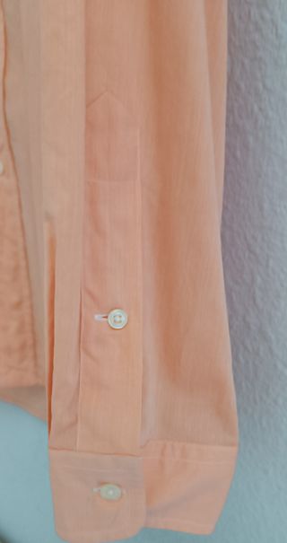 Camisa salmón ”Polo by Ralph Lauren”. Talla 16.