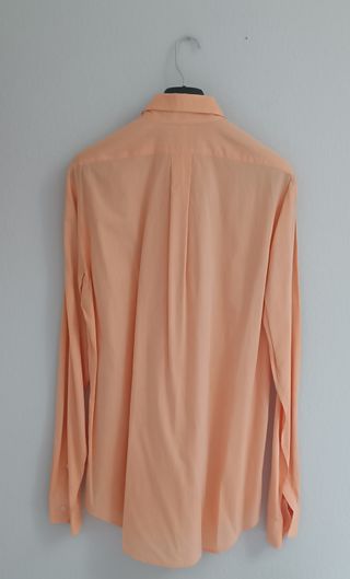 Camisa salmón ”Polo by Ralph Lauren”. Talla 16.