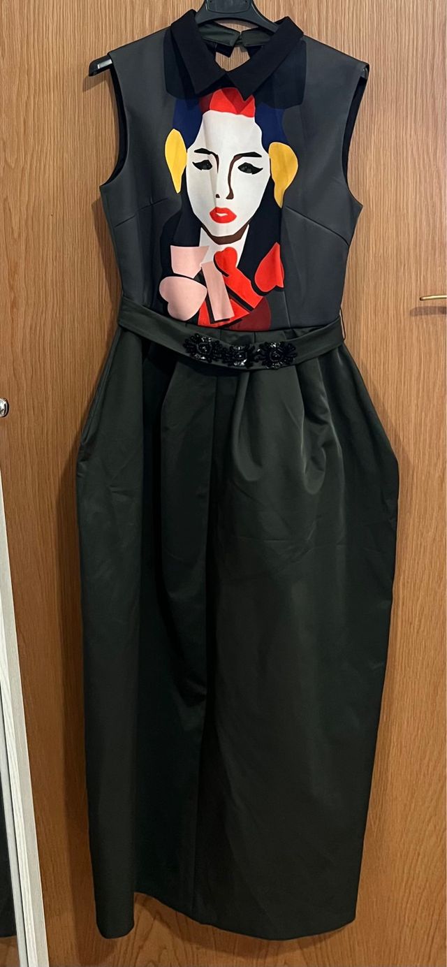 Vestido midi estampado - Talla única (160/84A).