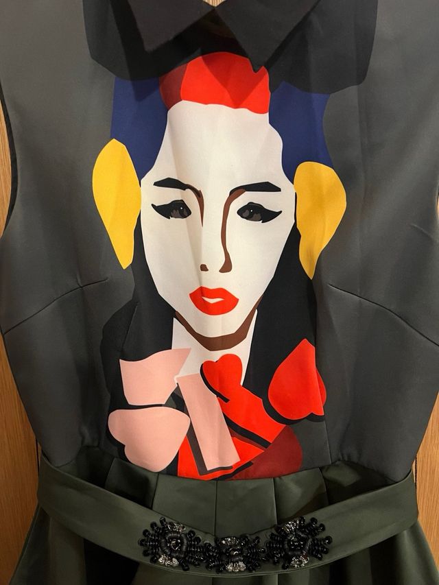 Vestido midi estampado - Talla única (160/84A).