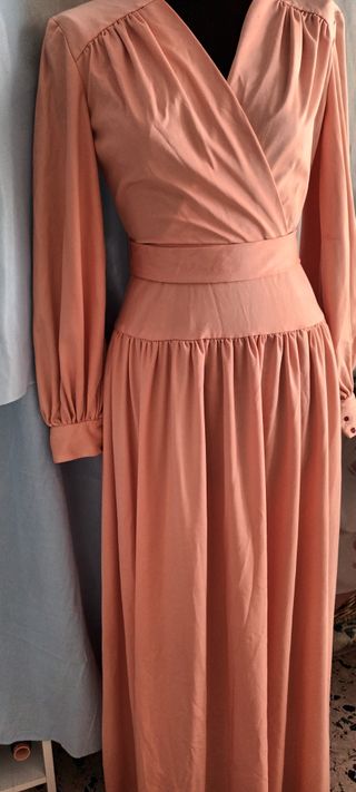 VESTIDO DAMA NARANJA 2
