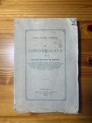 EL LIBRO DE ÁLAVA - Por Ricardo Becerro de Bengoa