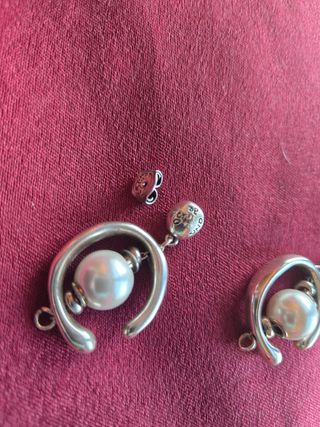 Orecchini UNOD50 | Argento, Perla