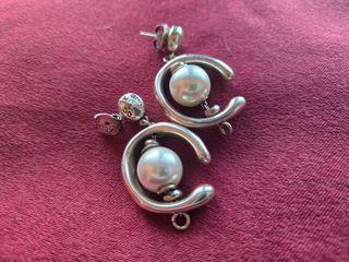 Orecchini UNOD50 | Argento, Perla