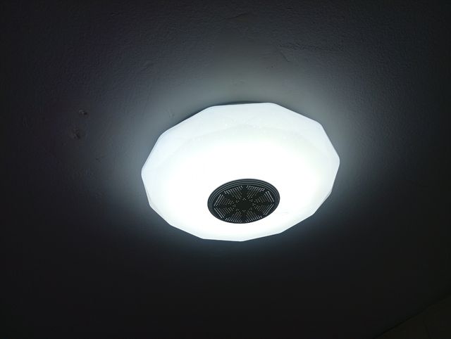 Lampara techo dormitorio - blanca