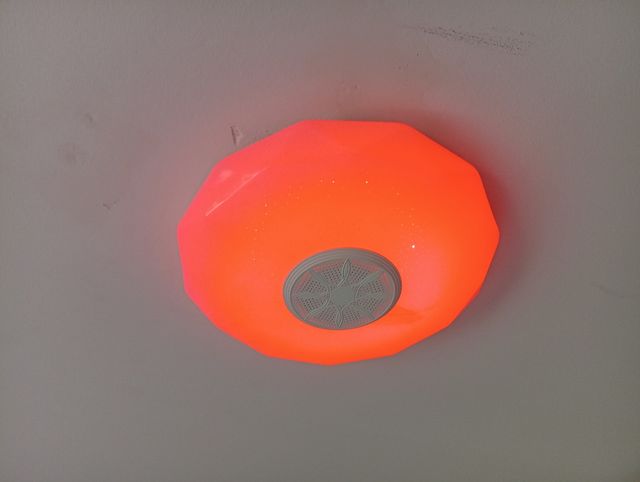 Lampara techo dormitorio - blanca