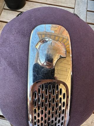 Casco equitación terciopelo Fouganza 53cm