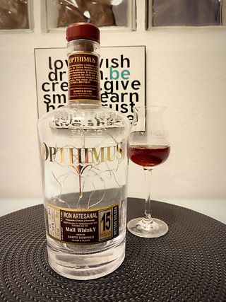 Lampada led in bottiglia Rum Opthimus 15