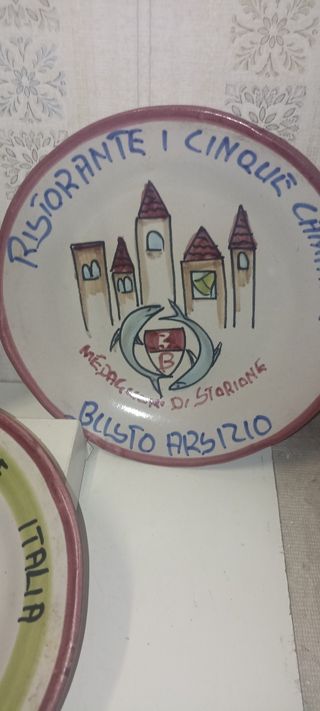 3 Piatti collezione BUON RICORDO