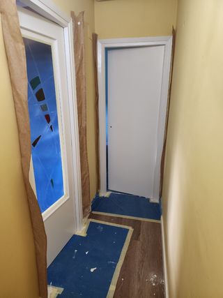 Puertas antiguas restauradas y lacadas