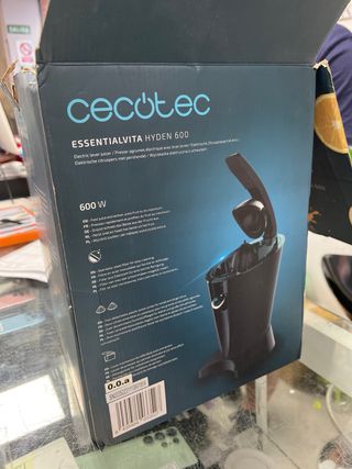 Exprimidor jugo cecotec essentialvita hyden 600